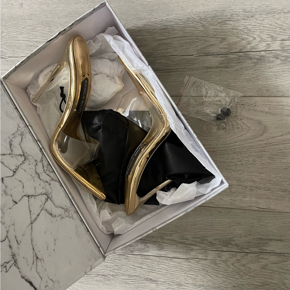 Jessica Rich Gold Heels